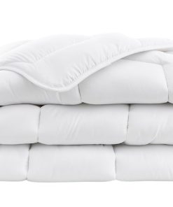 Abeil - Couette Bio’ Attitude - Légère - Enveloppe Coton Issu de l'agriculture Biologique, Garnissage Polyester Cyclafill® 200g/m² - Lavable en Machine - Certifiée Oeko-Tex - 240 x 260 cm